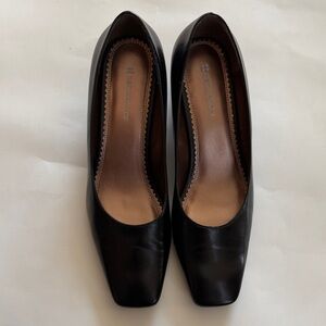 Naturalizer Black Leather Heels
